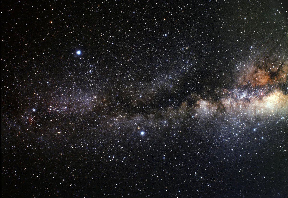 Wide-field view of the Summer Triangle (ground-based image)
